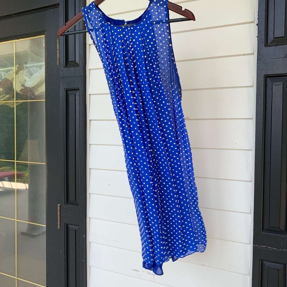 Blue dress  from Anthropologie